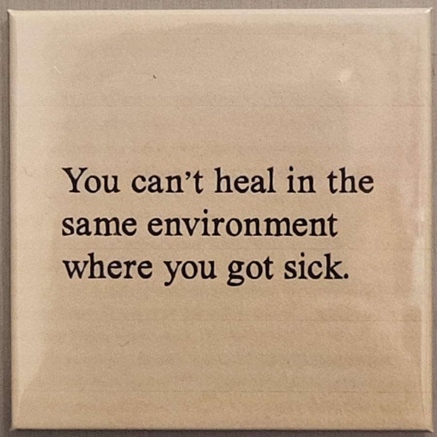 Kant-en-klaar: You can't heal in the...