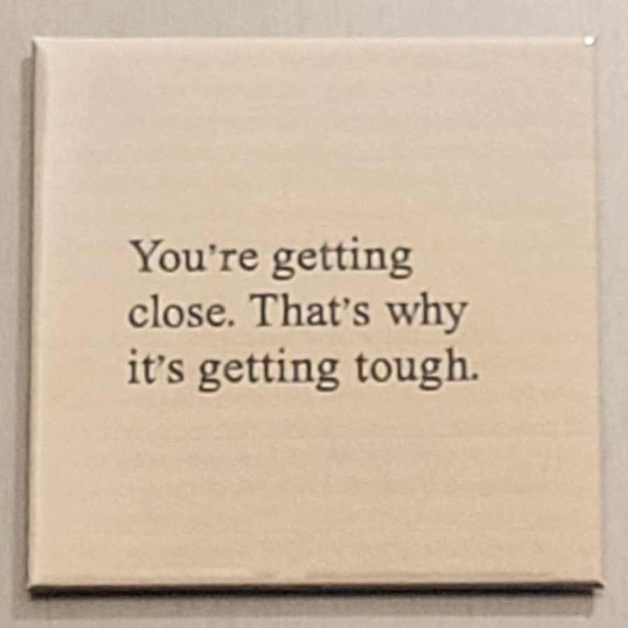 Kant-en-klaar: You're getting close. That's why...